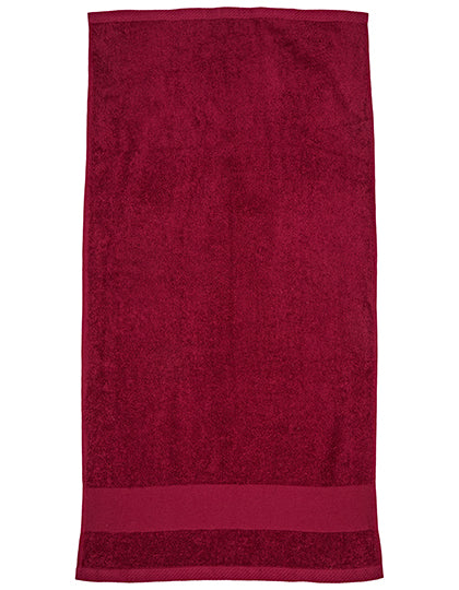 Organic Cozy Hand Towel in Burgundy, Größe 50 x 100 cm