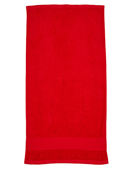 Organic Cozy Hand Towel in Red, Größe 50 x 100 cm