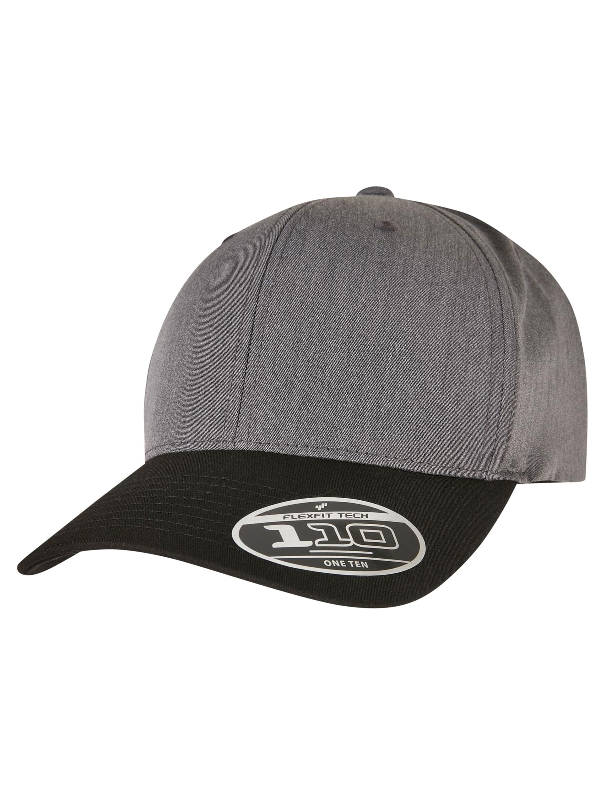 110 Melange Mix Cap in Dark Grey, Größe One Size
