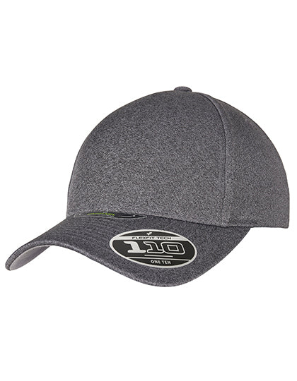 110 Melange Unipanel Cap in Dark Grey, Größe One Size