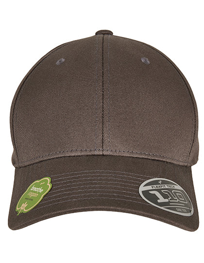 Flexfit 110 Organic Cap in Dark Grey, Größe One Size