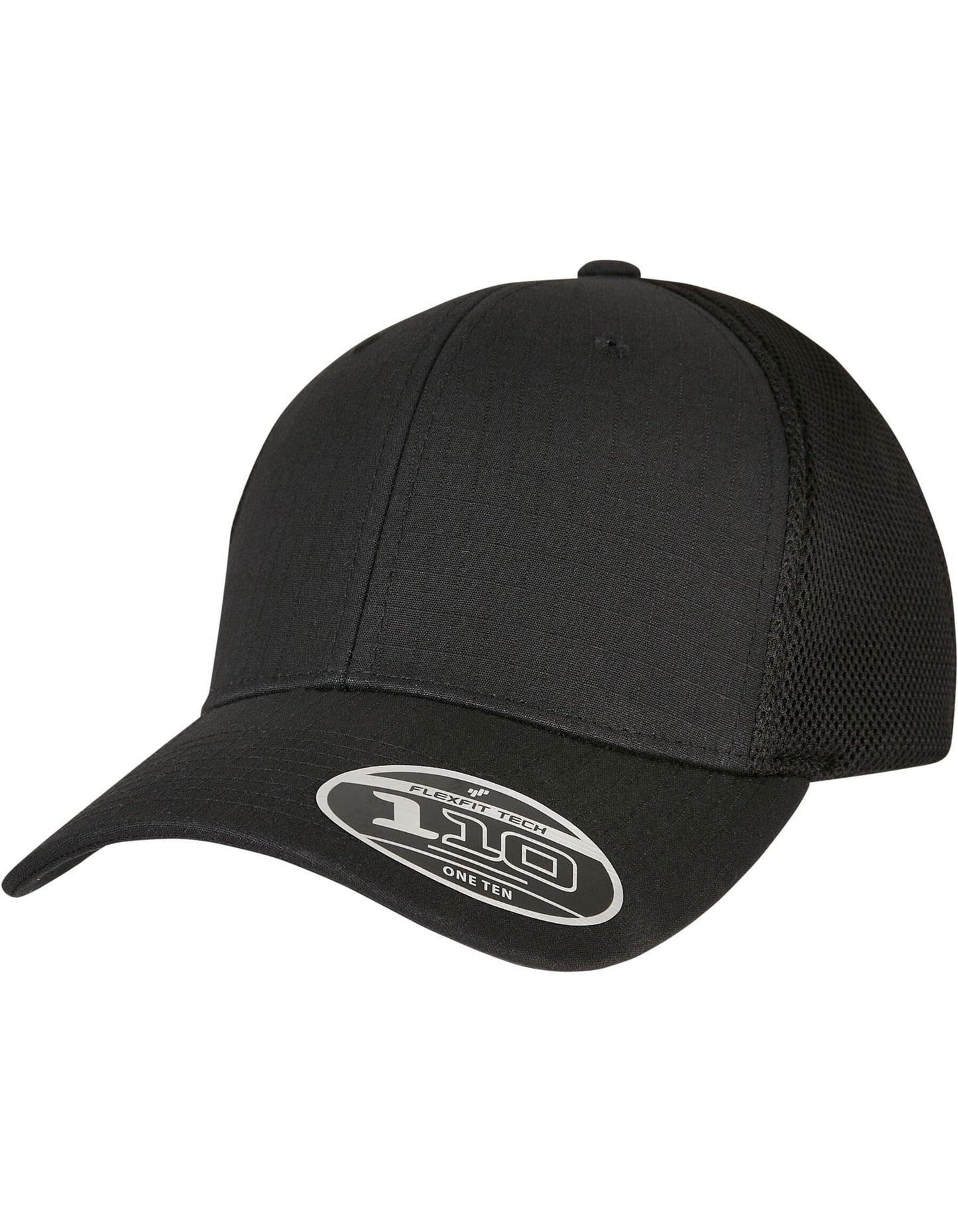 110 Ripstop Mesh Cap in Black, Größe One Size