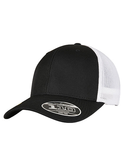 Flexfit 110 Recycled Cap 2-Tone in Black, Größe One Size