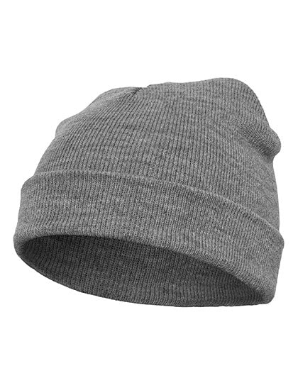 Heavyweight Beanie in Heather Grey, Größe One Size