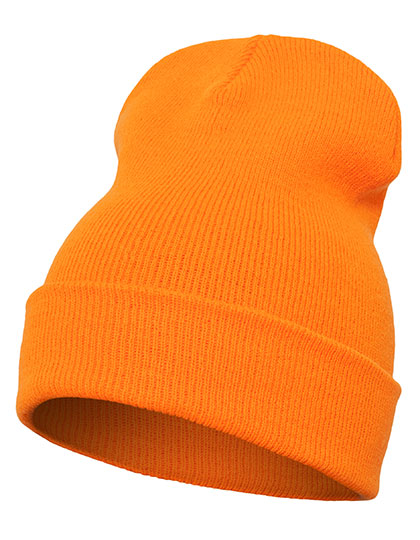 Heavyweight Long Beanie in Blaze Orange, Größe One Size