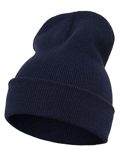 Heavyweight Long Beanie in Navy, Größe One Size