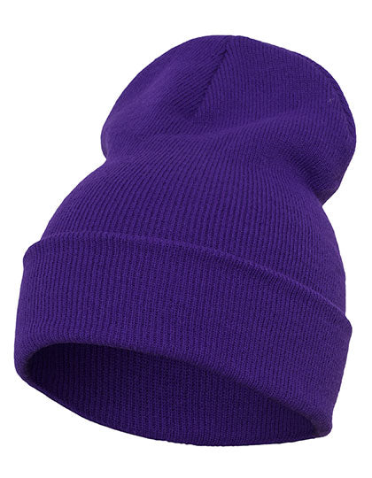 Heavyweight Long Beanie in Purple, Größe One Size