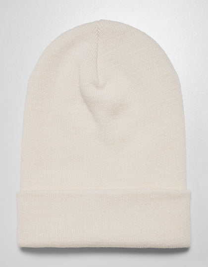 Heavyweight Long Beanie in White Sand, Größe One Size