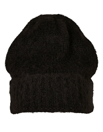 Soft Acrylic Beanie in Black, Größe One Size
