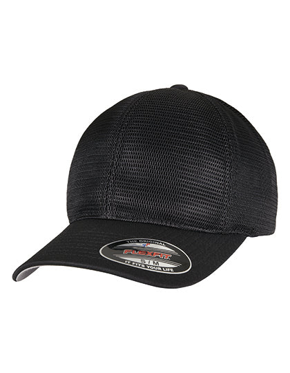 Flexfit 360 Omnimesh Cap in Black, Größe L/XL