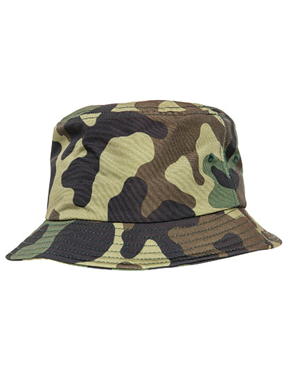 Camo Bucket Hat in Green Camo, Größe One Size