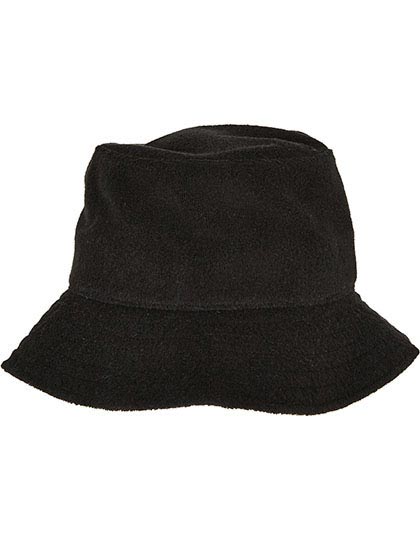 Frottee Bucket Hat in Black, Größe One Size