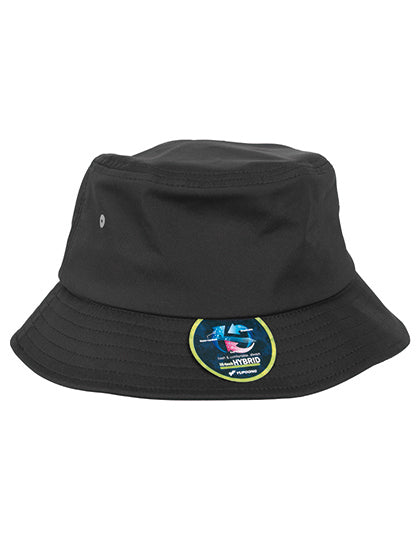 Nylon Bucket Hat in Black, Größe One Size