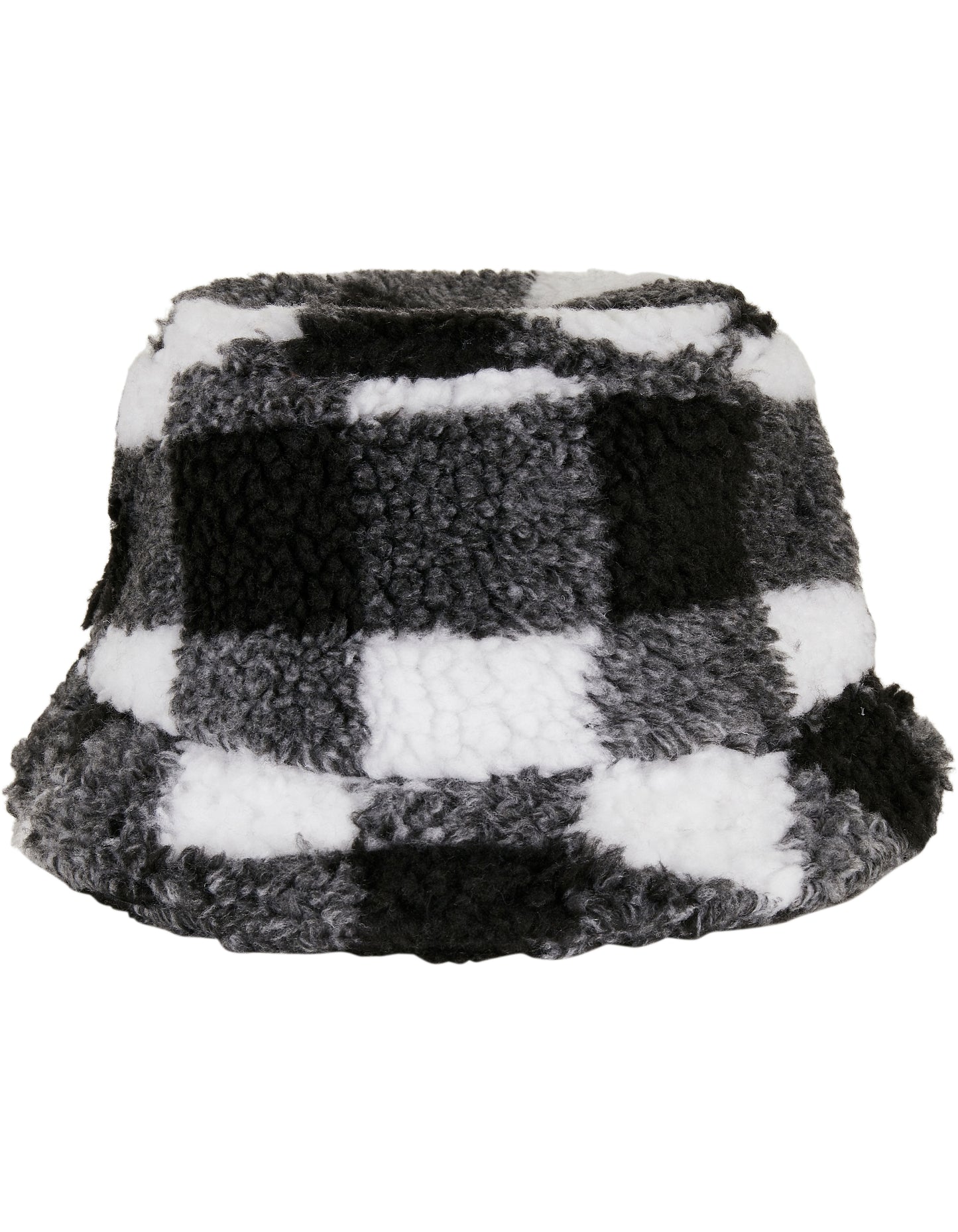Sherpa Check Bucket Hat in White, Größe One Size