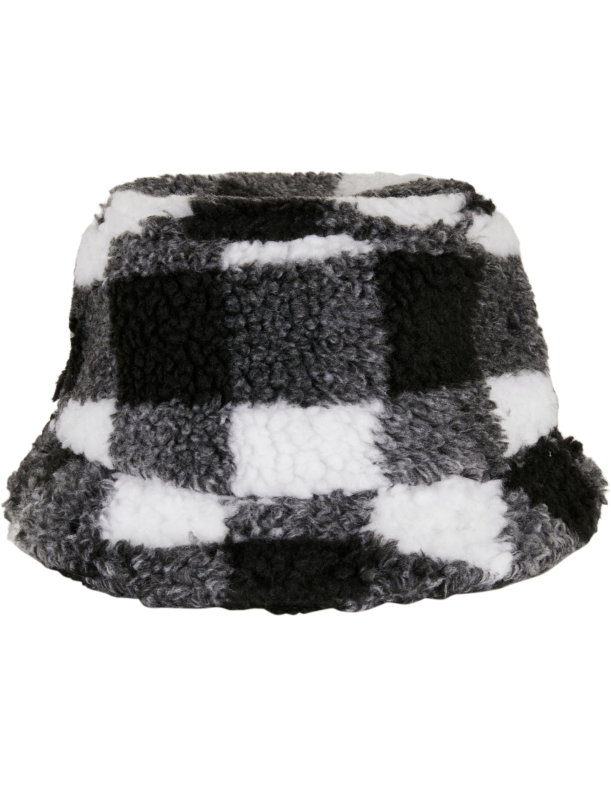 Sherpa Check Bucket Hat in White, Größe One Size