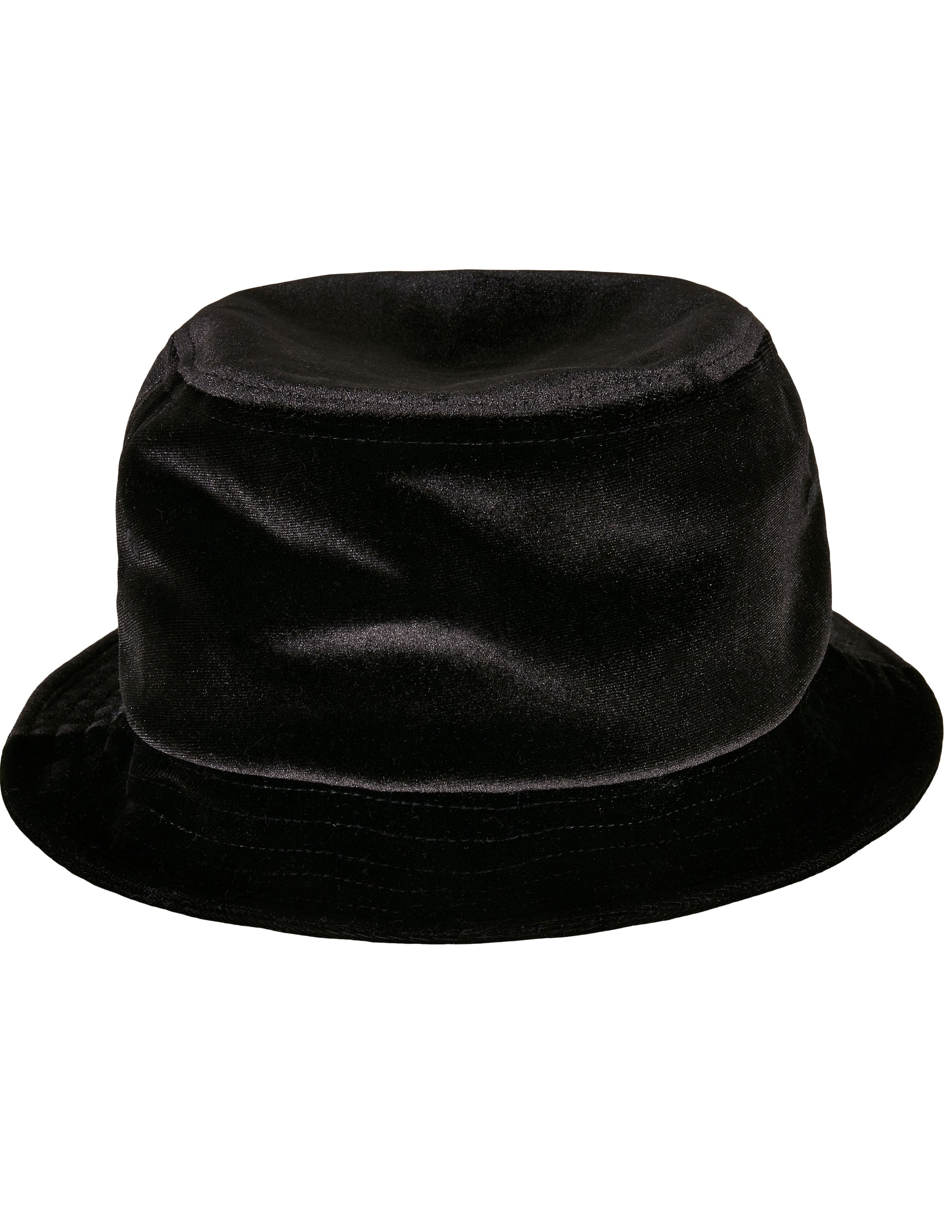 Velvet Bucket Hat in Black, Größe One Size