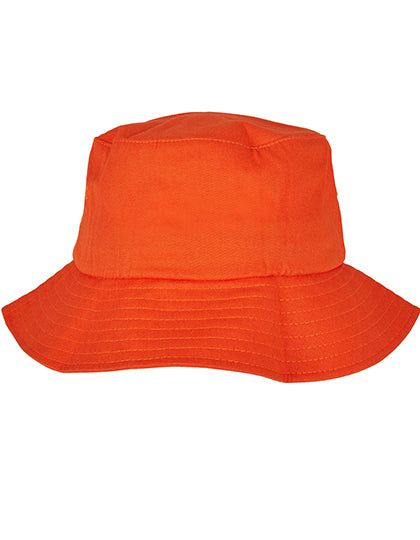 Flexfit Cotton Twill Bucket Hat in Orange, Größe One Size