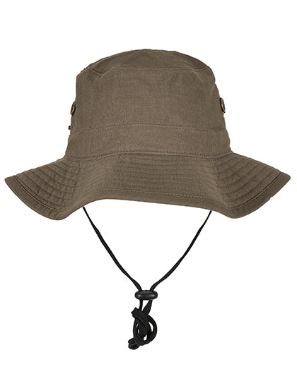 Angler Hat in Dark Olive, Größe One Size