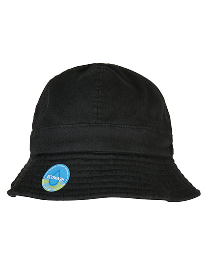 Eco Washing Flexfit Notop Tennis Hat in Black, Größe One Size