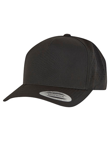 YP Classics 5 Panel Snapback in Black, Größe One Size