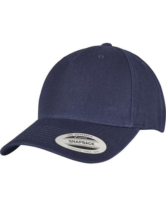 YP Classics 5-Panel Premium Curved Visor Snapback Cap