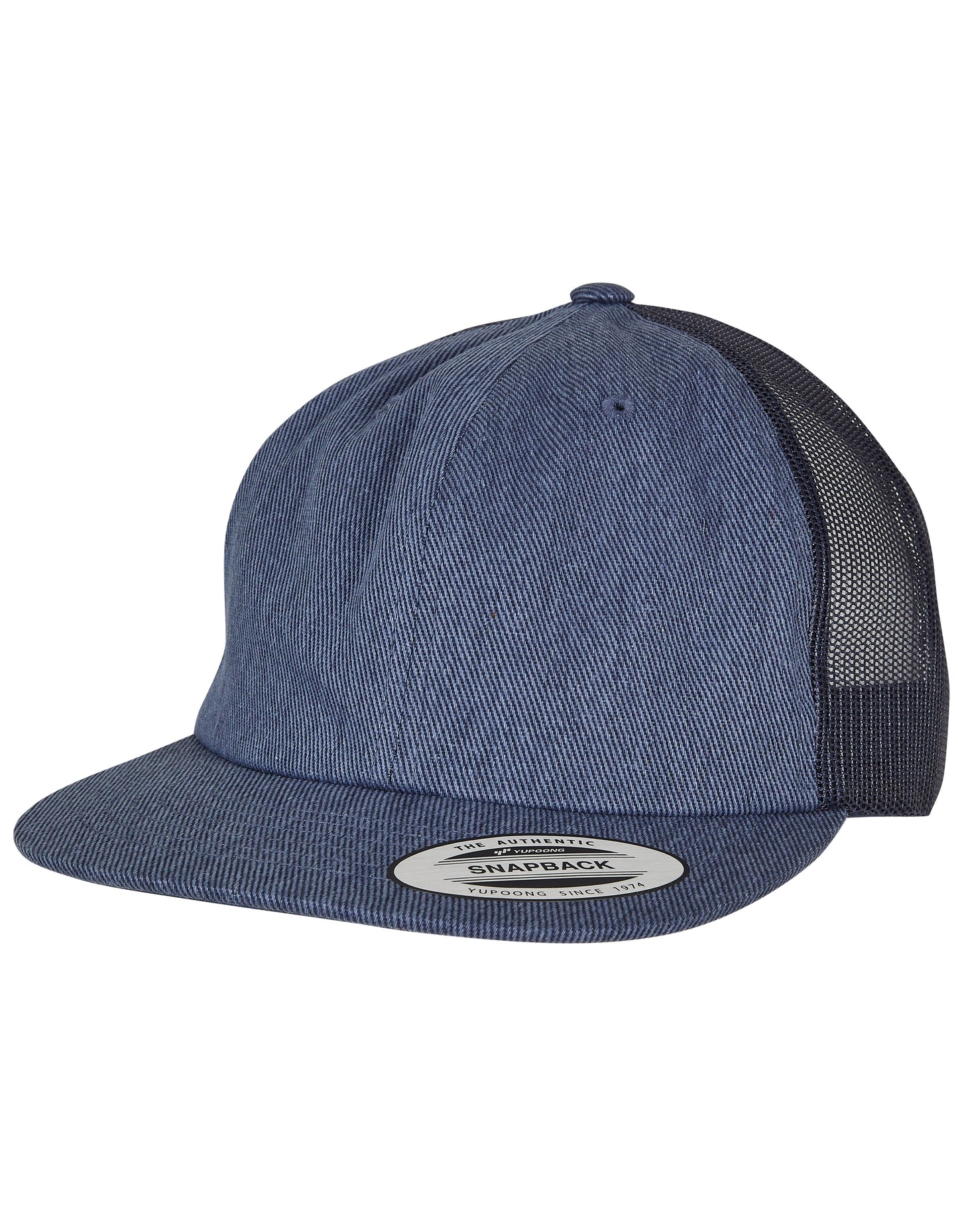 Denim Trucker Cap in Blue Raw, Größe One Size