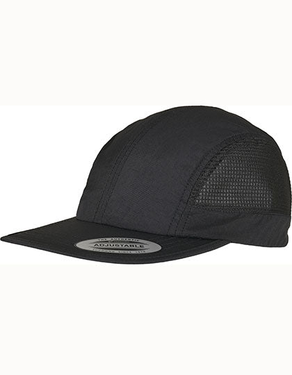 Nylon Snapback in Black, Größe One Size