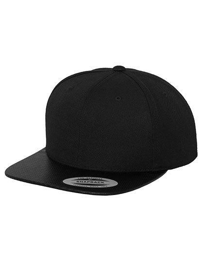 Carbon Snapback in Black, Größe One Size
