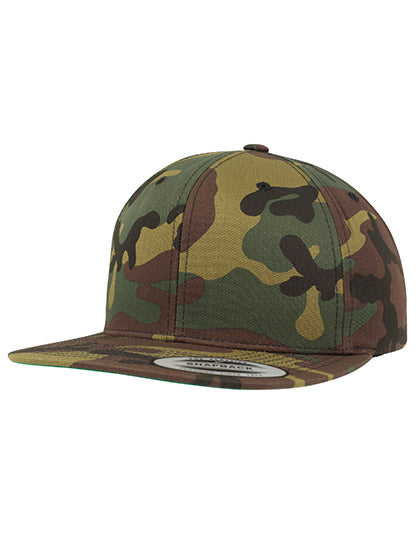 Camo Classic Snapback Cap in Camo, Größe One Size