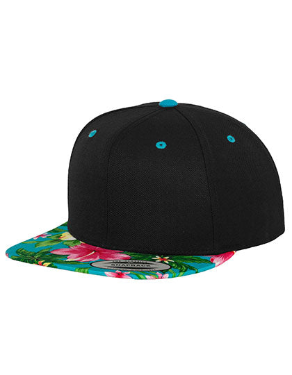 Hawaiian Snapback in Black, Größe One Size