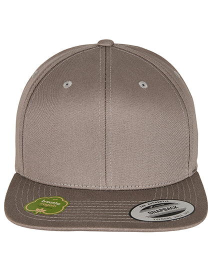 Organic Cotton Snapback in Pale Grey, Größe One Size