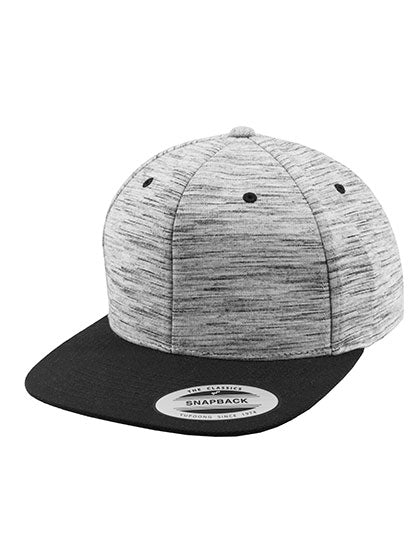 Stripes Melange Crown Snapback in Grey (Stripes Melange), Größe One Size