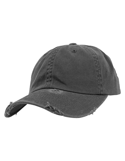 Low Profile Destroyed Cap in Dark Grey, Größe One Size