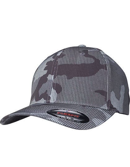 Flexfit Camo Stripe Cap in Dark Camo, Größe L/XL