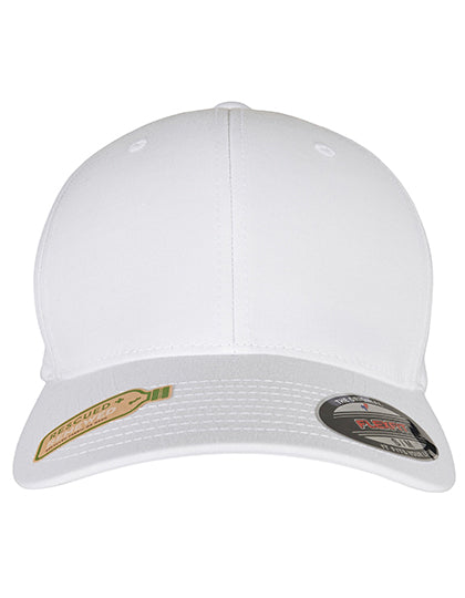Flexfit Recycled Polyester Cap in White, Größe L/XL