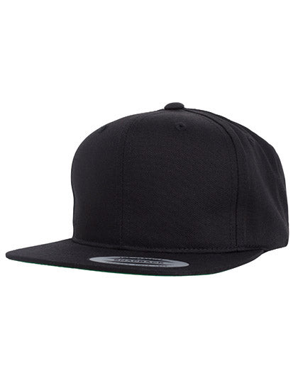 Pro-Style Twill Snapback Youth Cap in Black, Größe B (6-14)