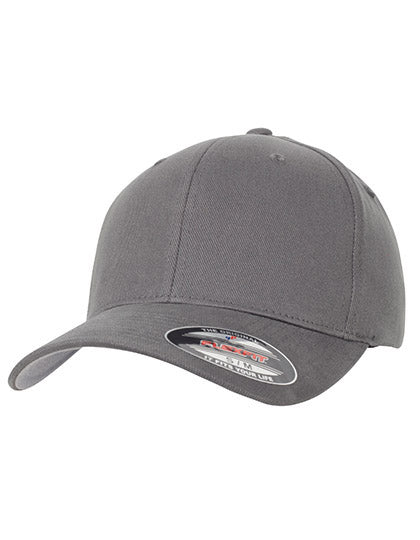 Flexfit Brushed Twill Cap in Grey, Größe L/XL