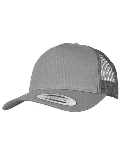 5-Panel Retro Trucker Cap in Charcoal, Größe One Size