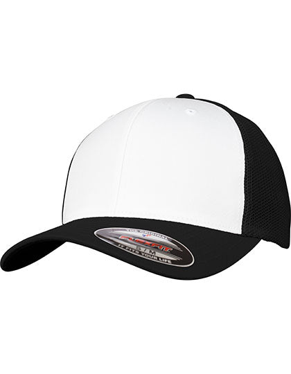 Flexfit Mesh Colored Front Cap in Black, Größe L/XL