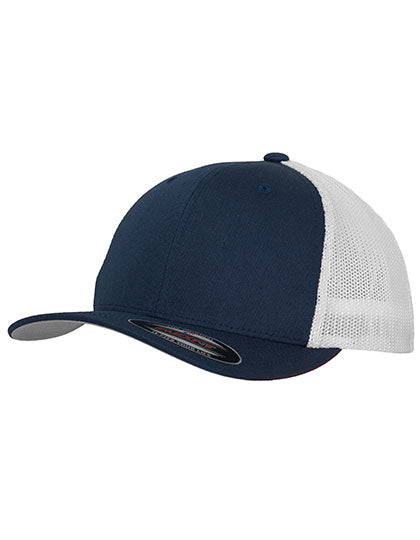 Flexfit Mesh Trucker 2-Tone Cap in Navy, Größe L/XL