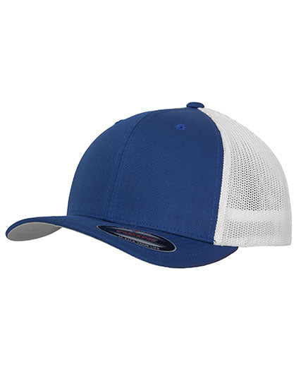 Flexfit Mesh Trucker 2-Tone Cap in Royal, Größe L/XL