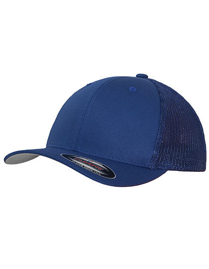 Flexfit Mesh Trucker Cap in Royal, Größe L/XL