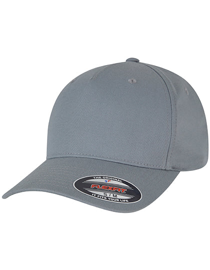 Flexfit 5 Panel Cap in Greenish Grey, Größe L/XL
