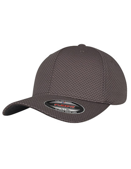 Flexfit 3D Hexagon Jersey Cap in Dark Grey, Größe L/XL