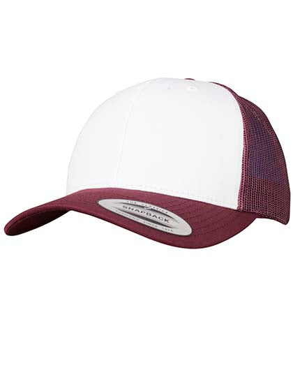 Retro Trucker Colored Front in Maroon, Größe One Size