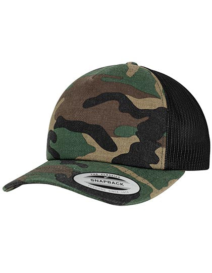 Camo Trucker Cap in Wood Camo, Größe One Size