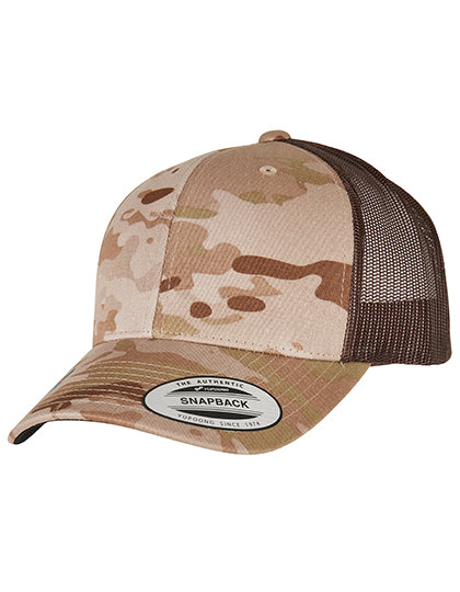 Retro Trucker Multicam Cap in Arid, Größe One Size