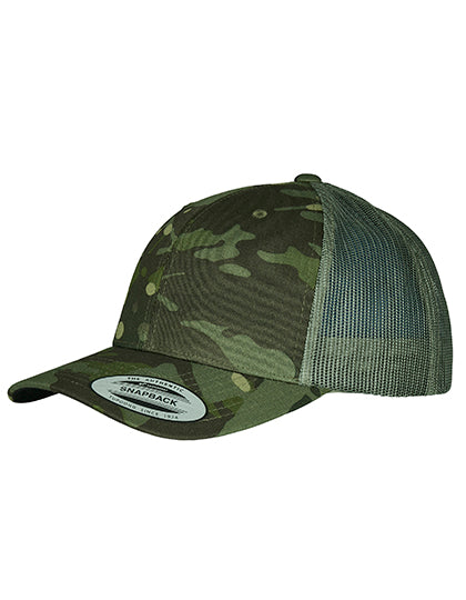 Retro Trucker Multicam Cap in Multicam Tropic, Größe One Size