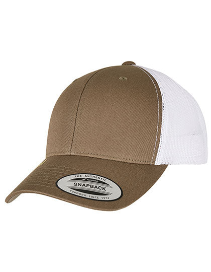 YP Classics Recycled Retro Trucker Cap 2-Tone in Olive, Größe One Size