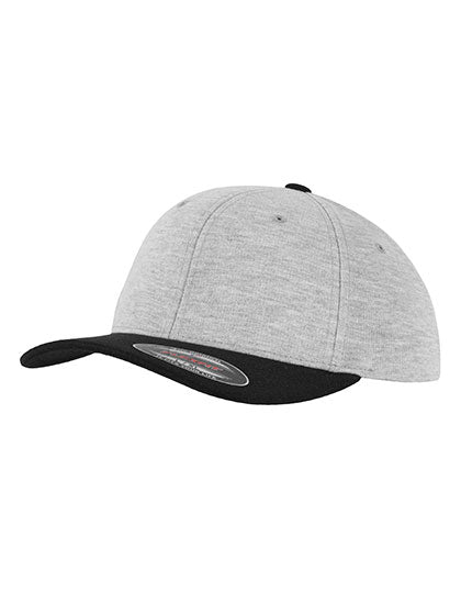 Flexfit Double Jersey 2-Tone Cap in Grey, Größe L/XL